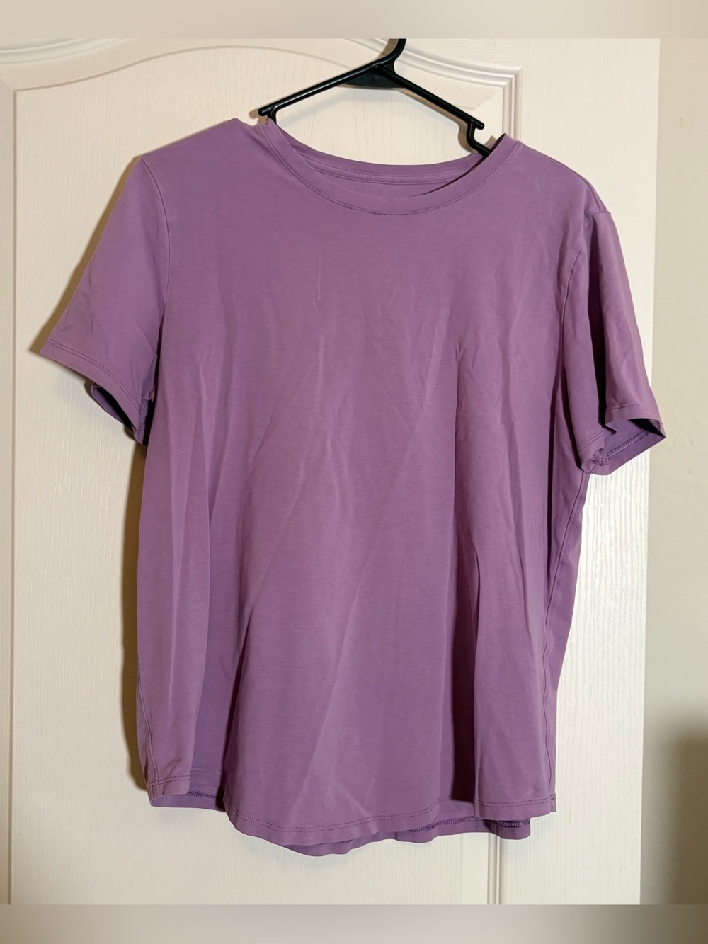 Lululemon Love Crew Short Sleeve T-Shirt Purple Pima Cotton Women’s medium